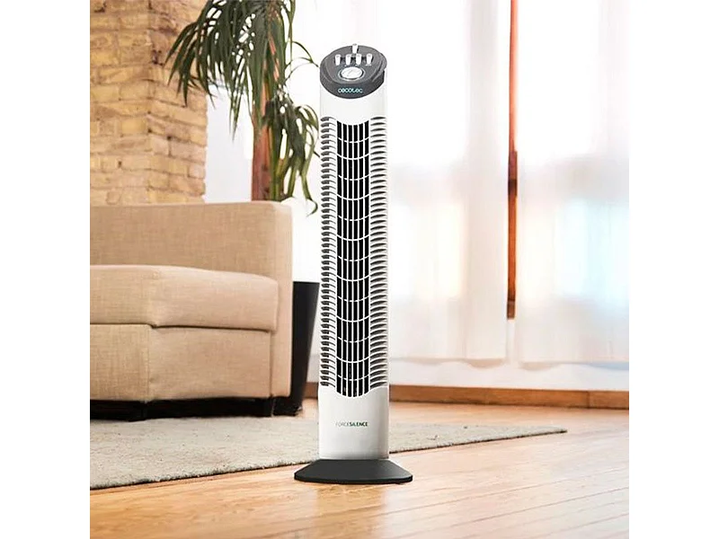 Ventilador de torre Cecotec EnergySilence 790 Skyline 50W blanco 76 cm
