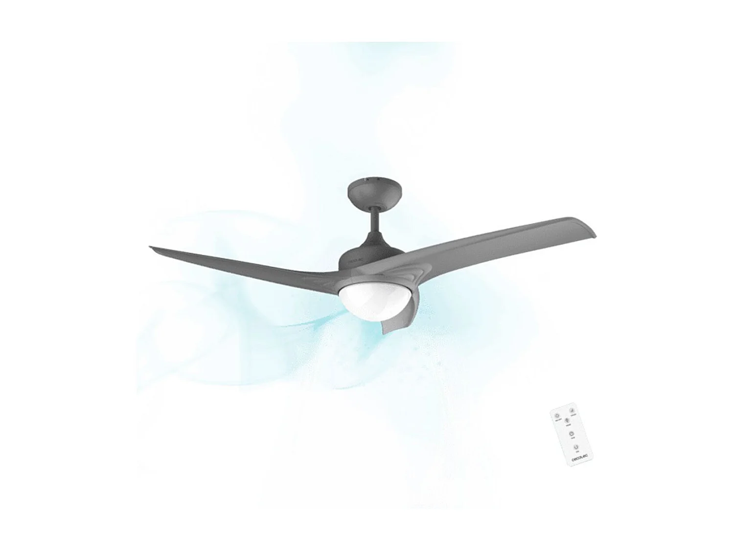Ventilador de techo Cecotec EnergySilence 560 60W 3 velocidades gris Ø132x43 cm