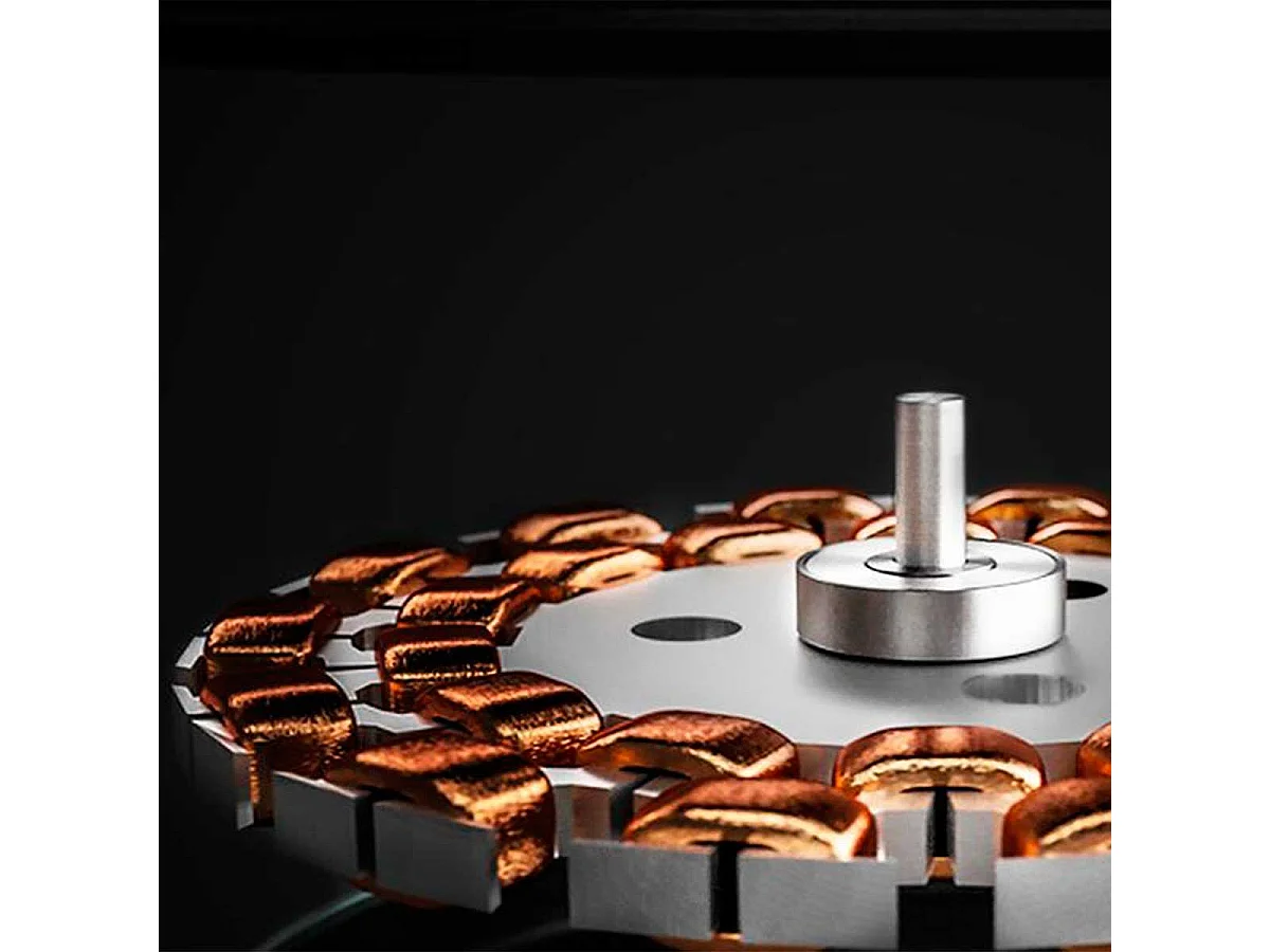 Ventilador de techo EnergySilence Aero 480 con mando 65W 3 velocidades 3 aspas natural/inox