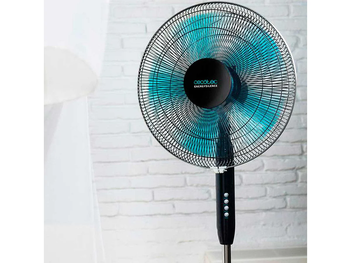 Ventilador de pie Cecotec EnergySilence 510 40W 5 aspas negro 110-130 cm