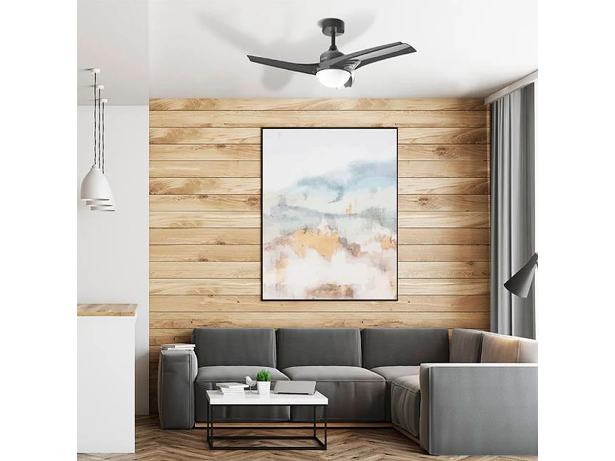 Ventilador de techo Cecotec EnergySilence Aero 470 49W función verano/invierno gris Ø106 cm