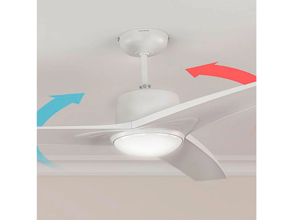 Ventilador de techo Cecotec EnergySilence Aero 550 60W 3 aspas mando a distancia blanco