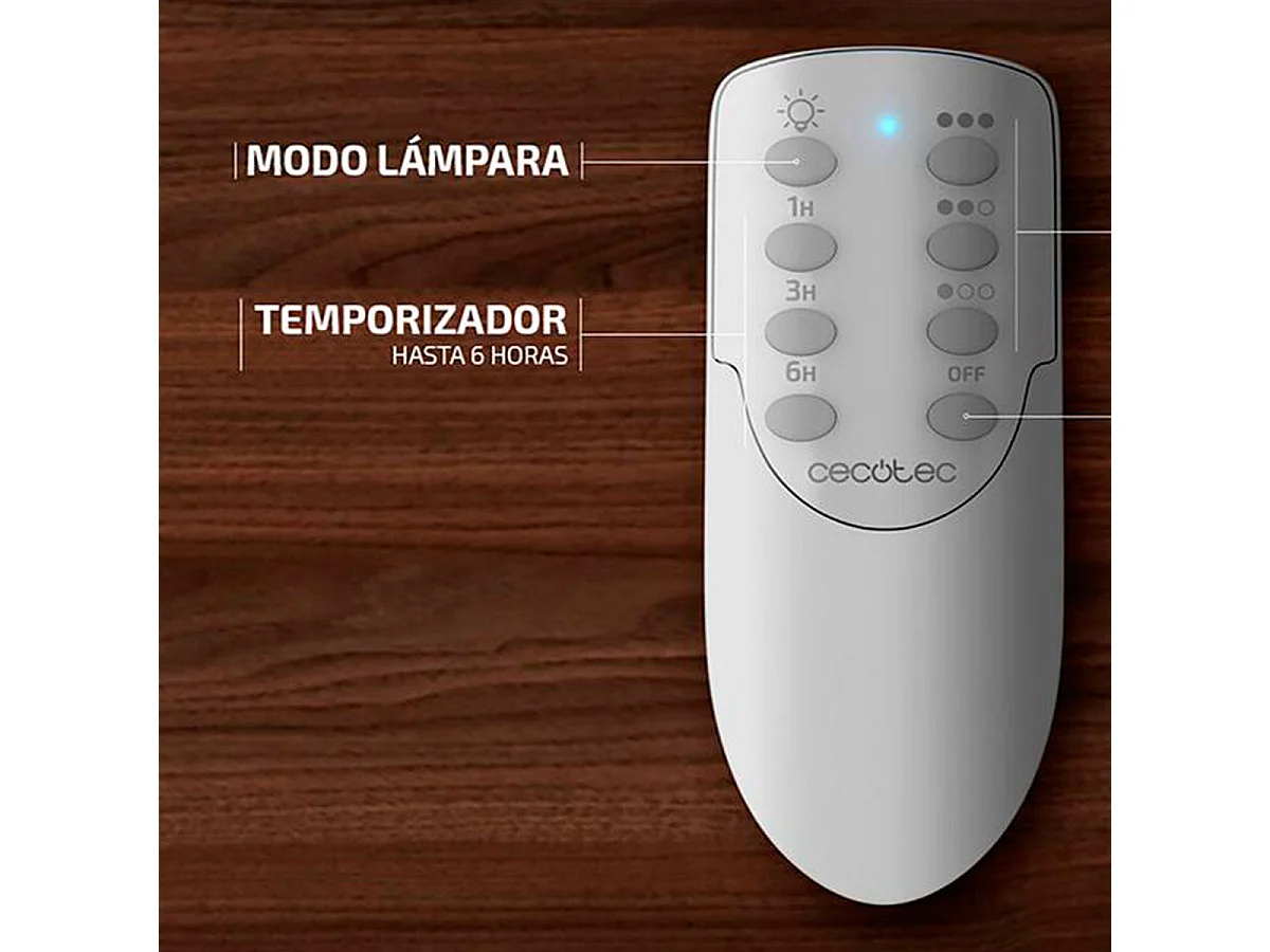 Ventilador de techo Cecotec EnergySilence Aero 550 60W 3 aspas mando a distancia blanco