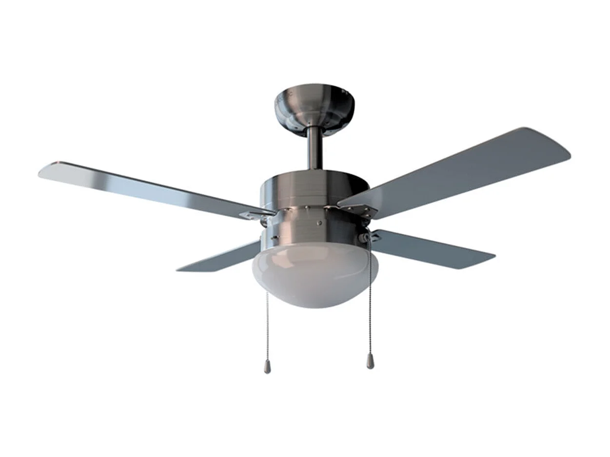 Ventilador de techo Cecotec EnergySilence Aero 450 50W 4 aspas reversibles blanco/gris