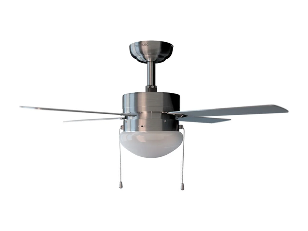 Ventilador de techo Cecotec EnergySilence Aero 450 50W 4 aspas reversibles blanco/gris