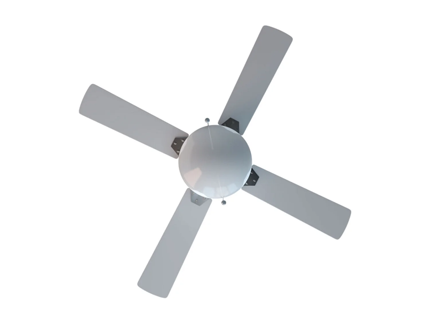 Ventilador de techo Cecotec EnergySilence Aero 450 50W 4 aspas reversibles blanco/gris