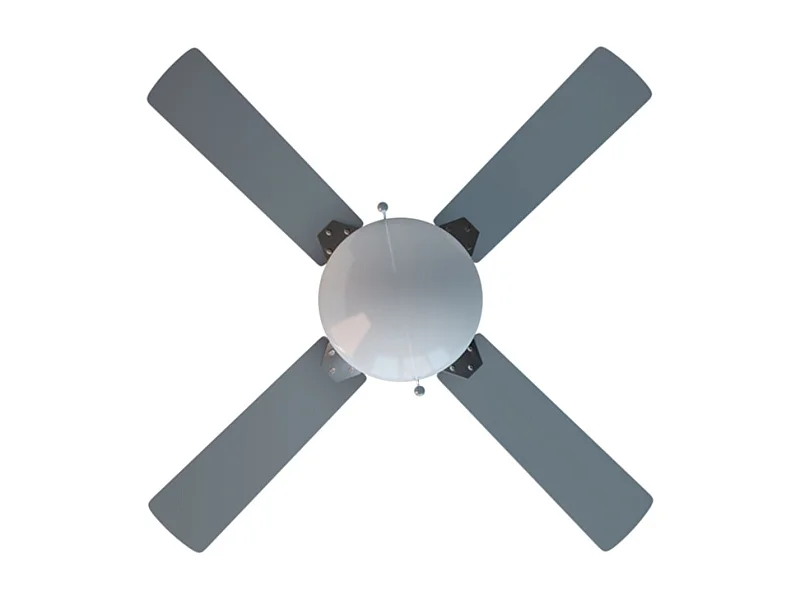 Ventilador de techo Cecotec EnergySilence Aero 450 50W 4 aspas reversibles blanco/gris