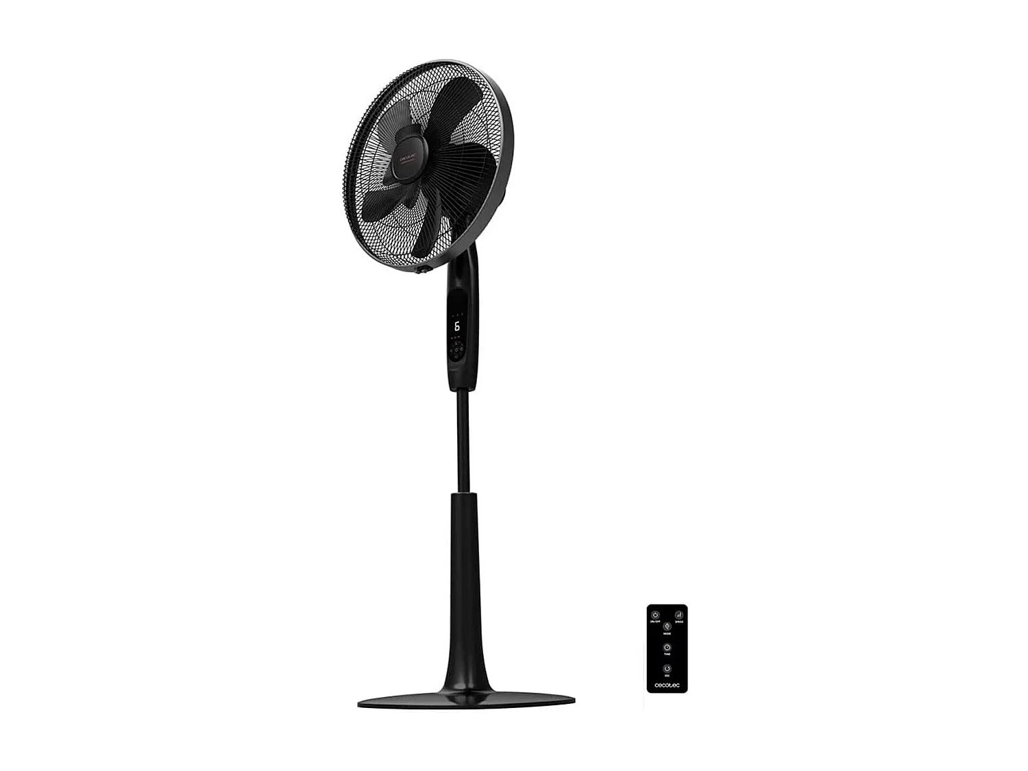 Ventilador de pie Cecotec EnergySilence 1020 ExtremeConnected 60W 10 aspas negro