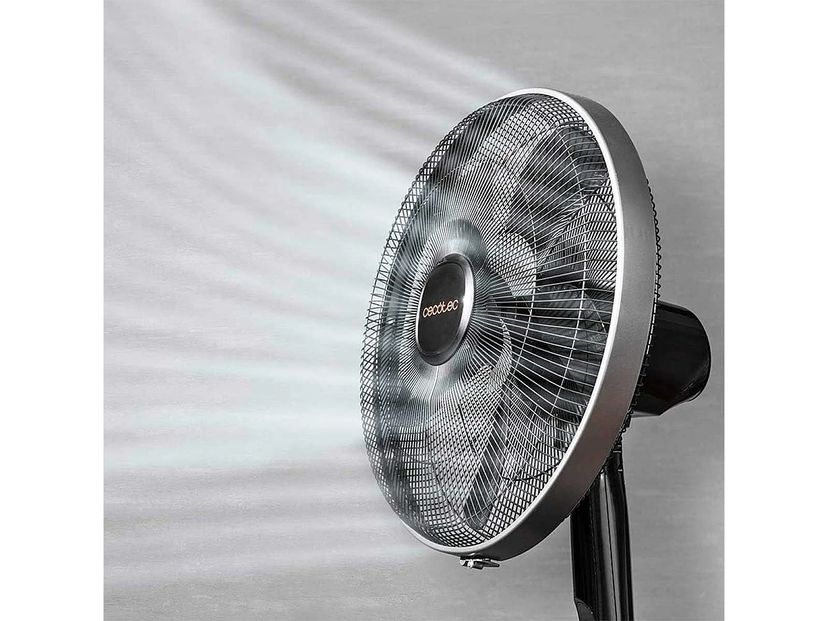 Ventilador de pie Cecotec EnergySilence 1020 ExtremeConnected 60W 10 aspas negro