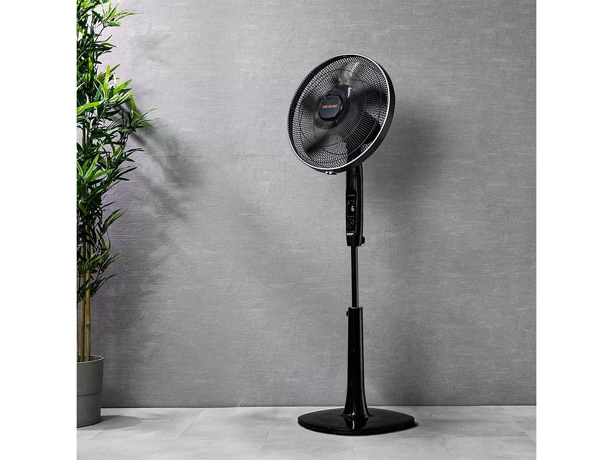 Ventilador de pie Cecotec EnergySilence 1020 ExtremeConnected 60W 10 aspas negro