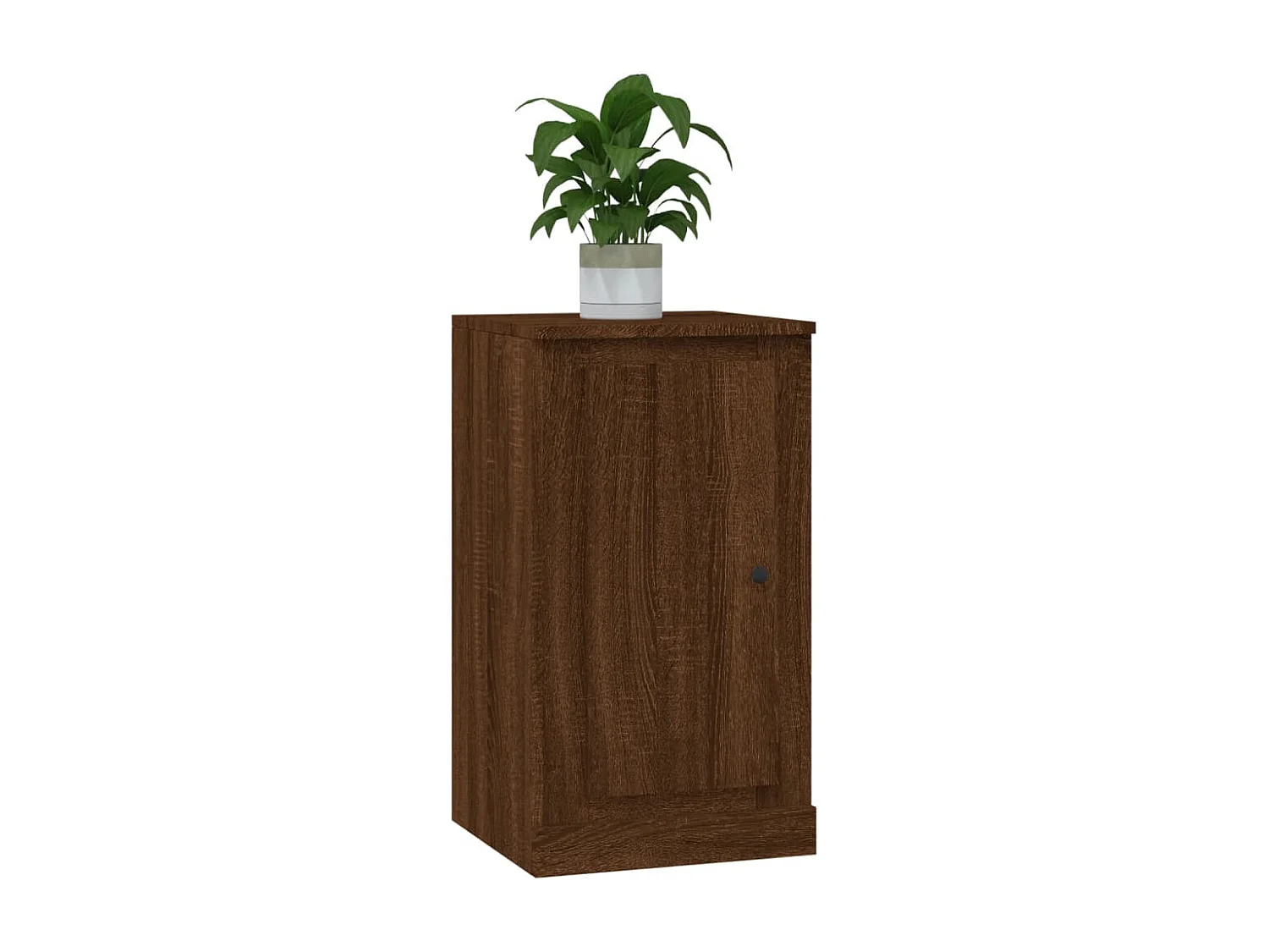 Buffet chêne marron 37,5x35,5x67,5 cm bois d'ingénierie
