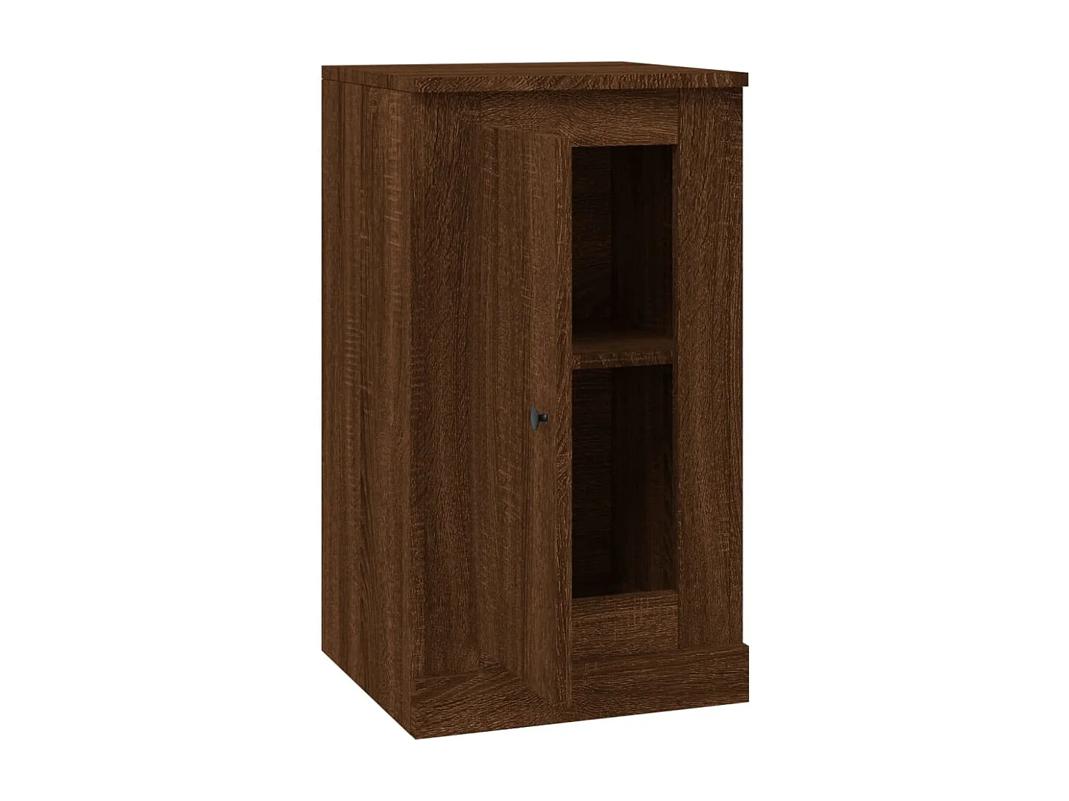 Buffet chêne marron 37,5x35,5x67,5 cm bois d'ingénierie