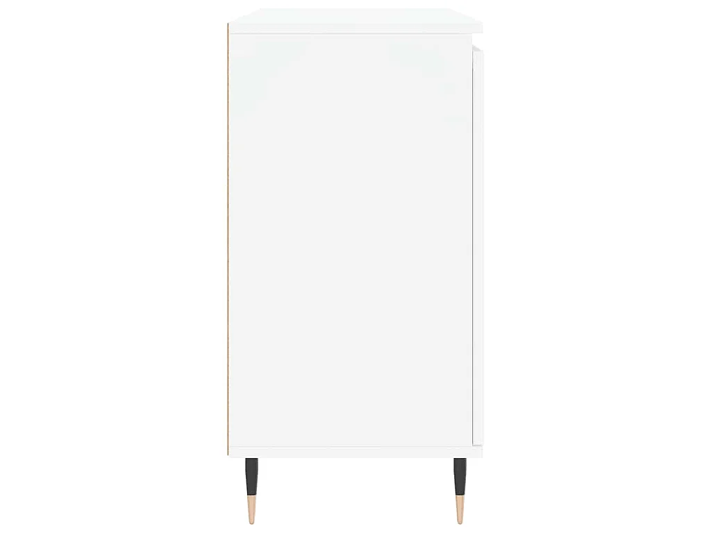 Buffet blanc 101,5x35x70 cm bois d'ingénierie