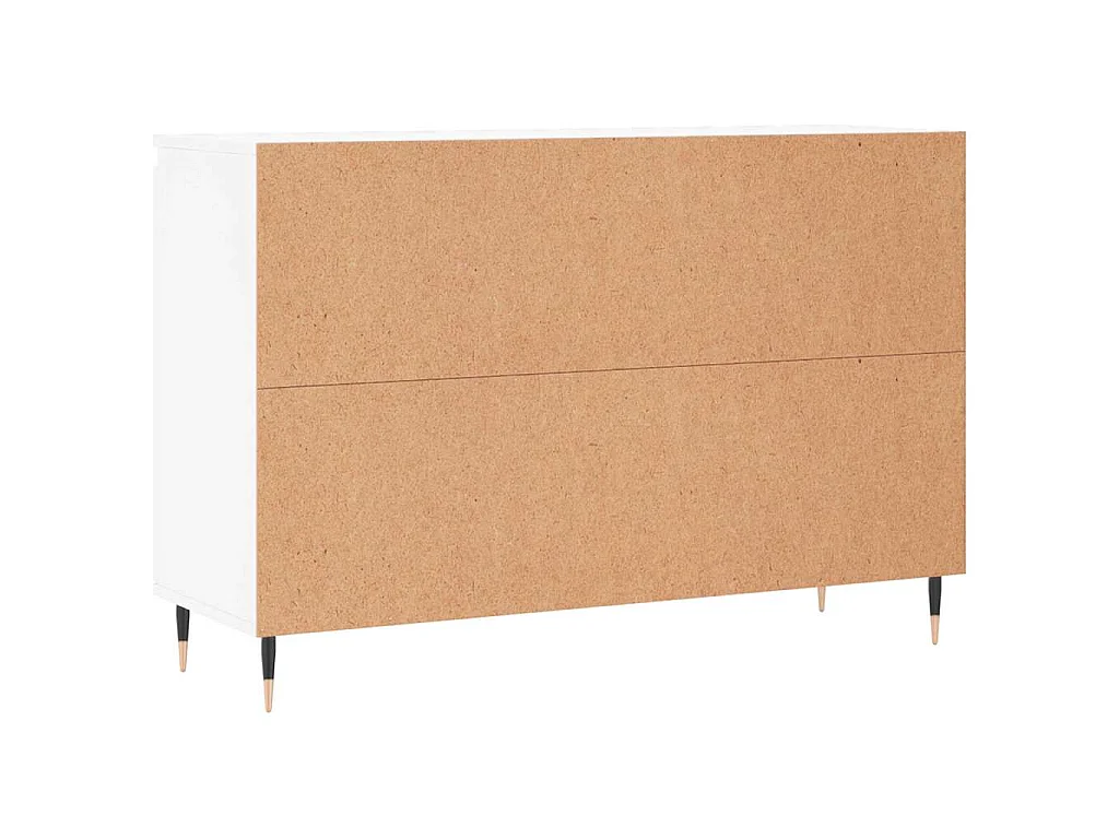 Buffet blanc 101,5x35x70 cm bois d'ingénierie