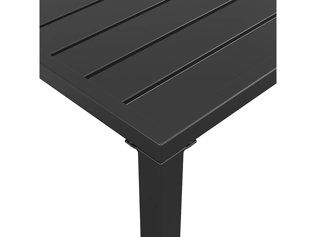 Tuintafel 110x54x70 cm staal antracietkleurig