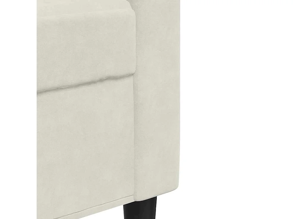 Ensemble de canapés 4 pcs avec coussins et traversins velours