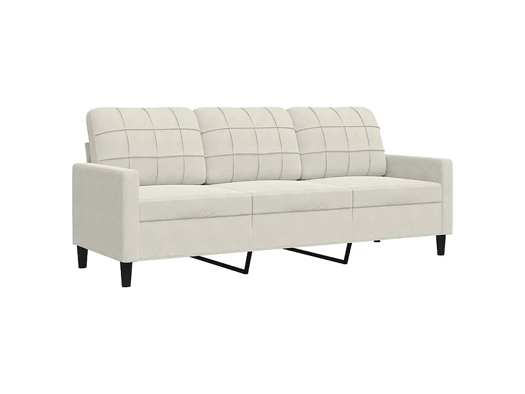 Ensemble de canapés 4 pcs avec coussins et traversins velours