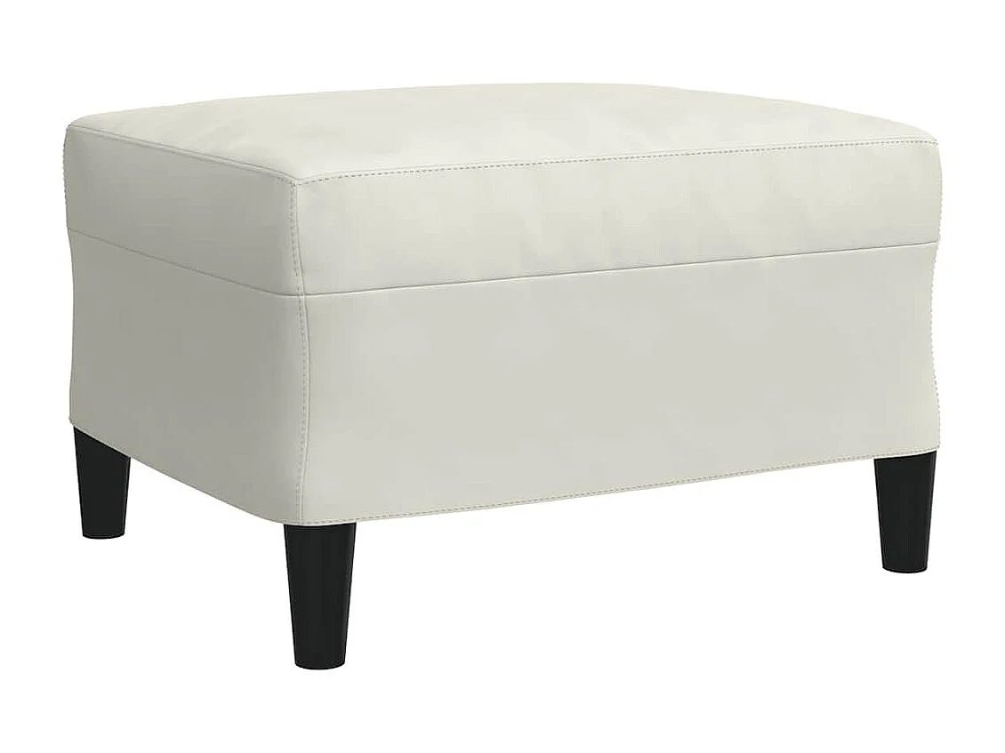 Ensemble de canapés 4 pcs avec coussins Crème Velours