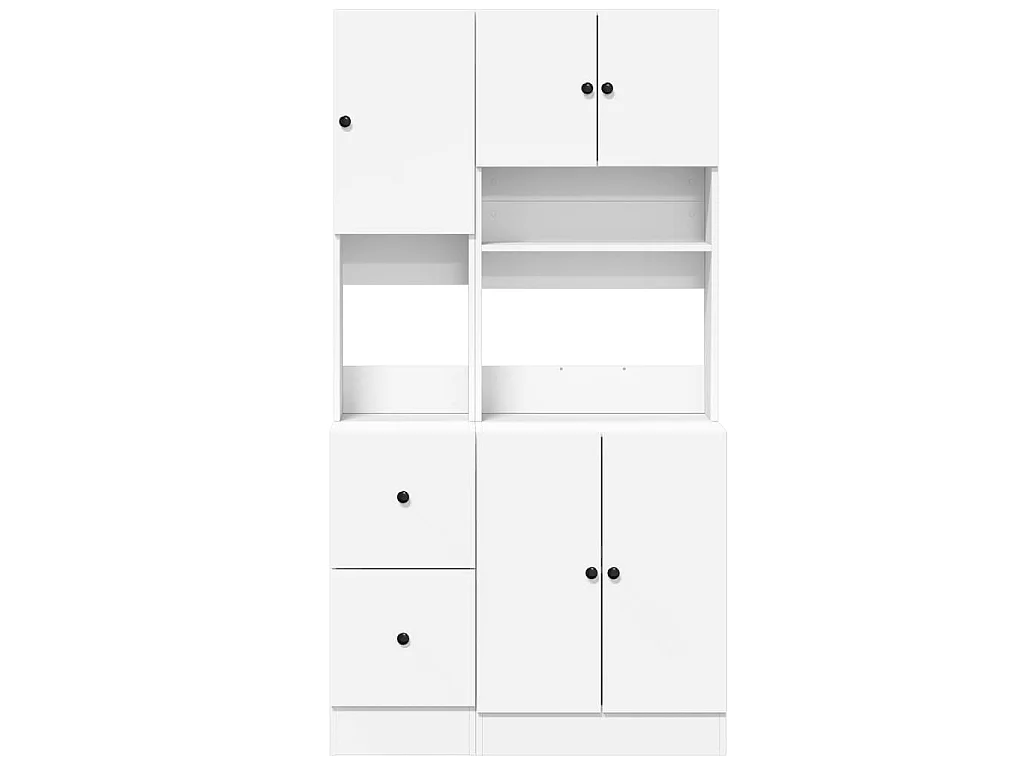 Armoire de cuisine blanc 95x50x180 cm bois d'ingénierie