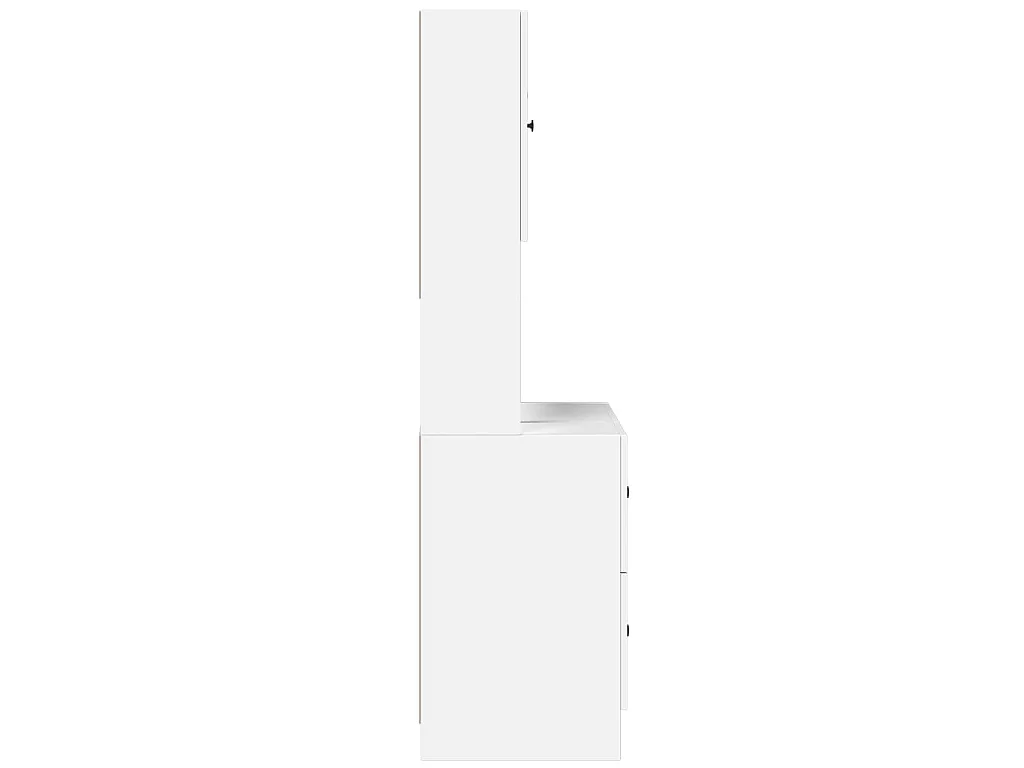Armoire de cuisine blanc 95x50x180 cm bois d'ingénierie