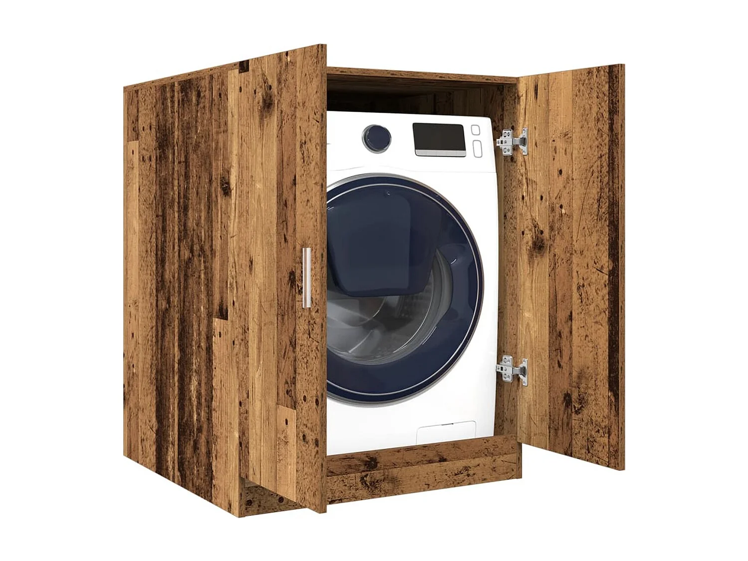 Armario para lavadora Dila 2 puertas madera 91,5x70,5x71,5 cm