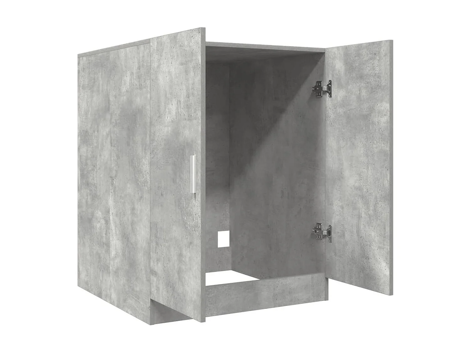 Armario para lavadora Dila 2 puertas gris oscuro 91,5x70,5x71,5 cm