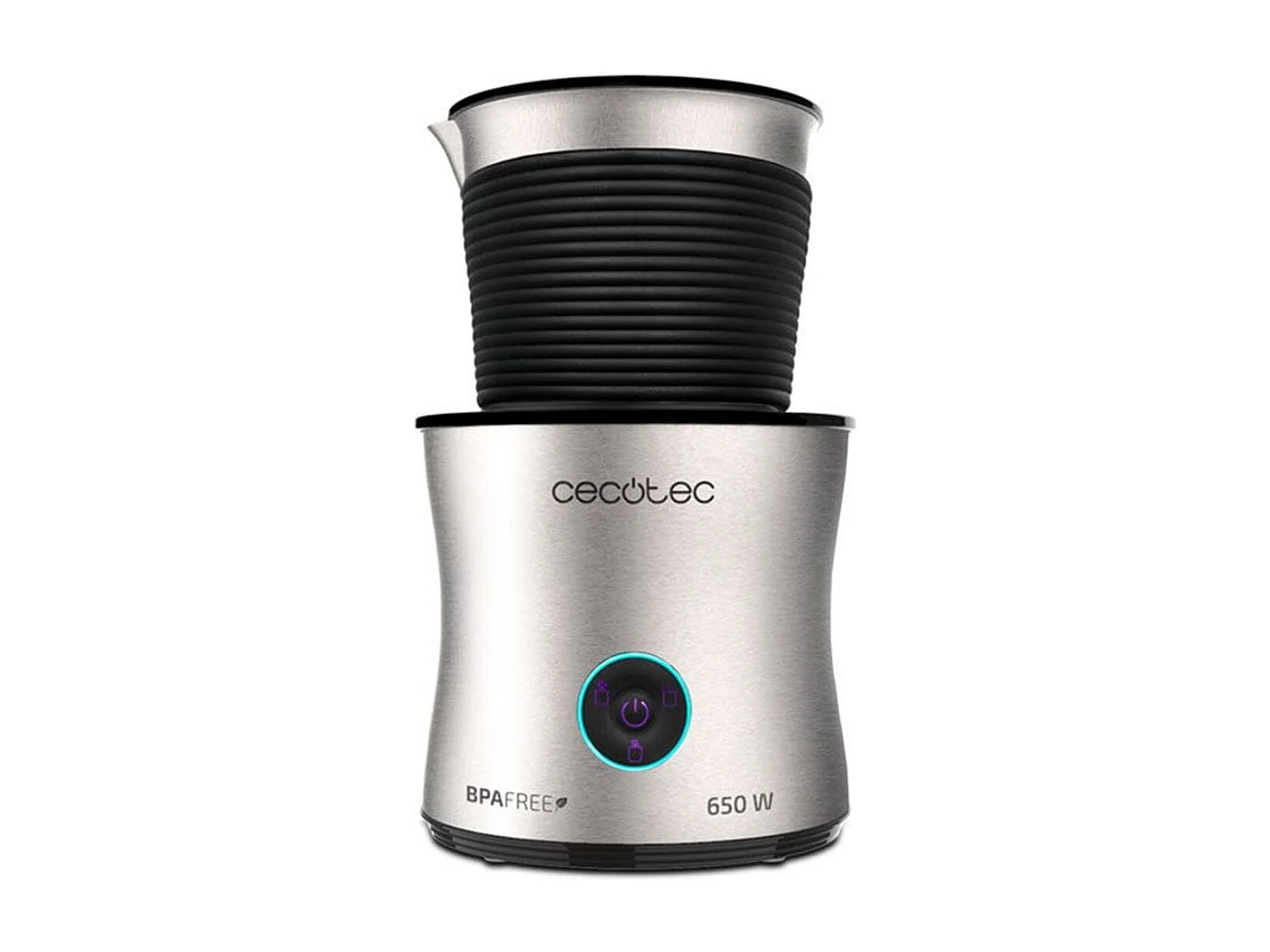 Espumador de leche Cecotec Power Moca Spume 5000 650W 4 modos inox