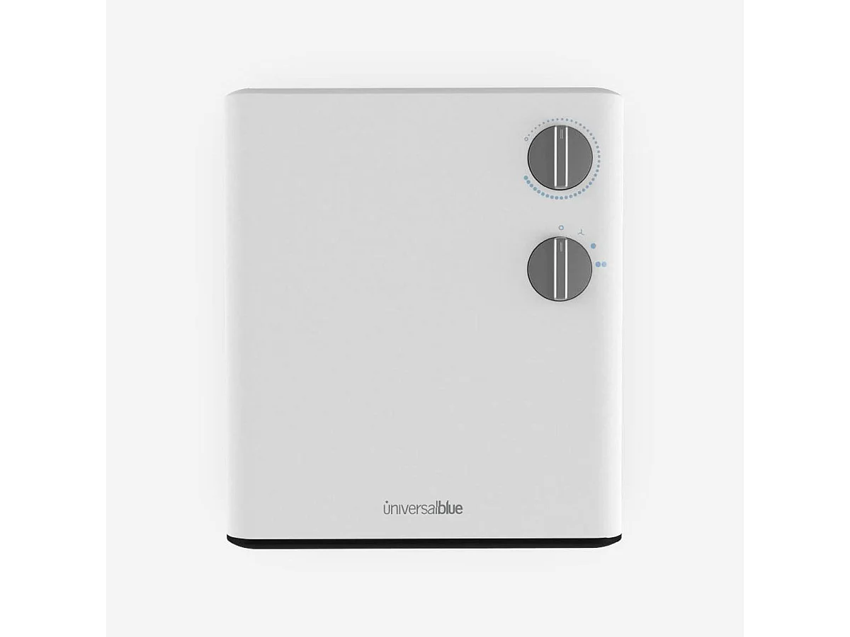 Calefactor ventilador Wakama 4020W Universal Blue 2000W diseño horizontal blanco