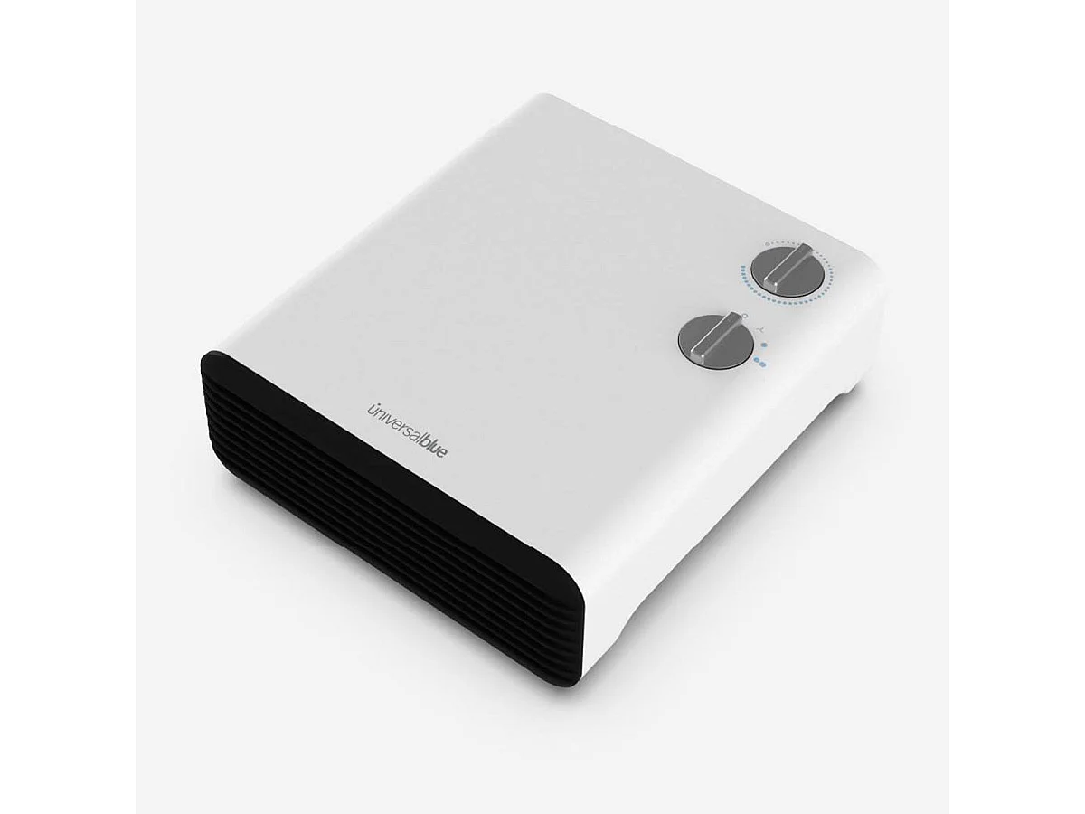 Calefactor ventilador Wakama 4020W Universal Blue 2000W diseño horizontal blanco