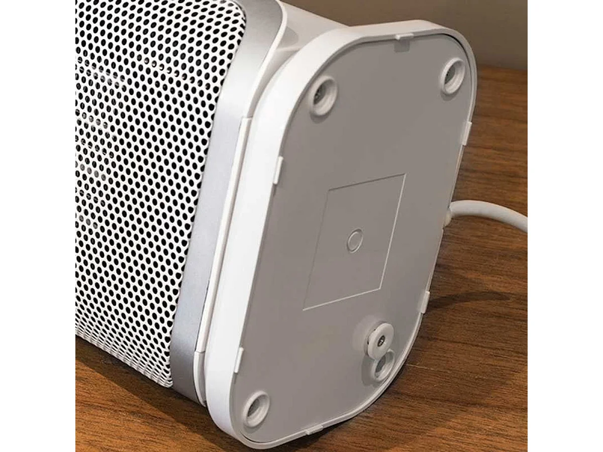 Calefactor cerámico vertical Ready Warm 6250 Ceramic Sky Style Cecotec oscilante 2000W blanco