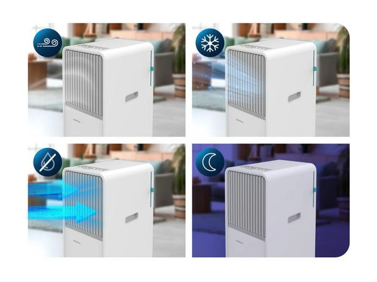 Aire acondicionado portátil Cecotec ForceClima 7550 Style Connected 1750 frigorías con Wifi