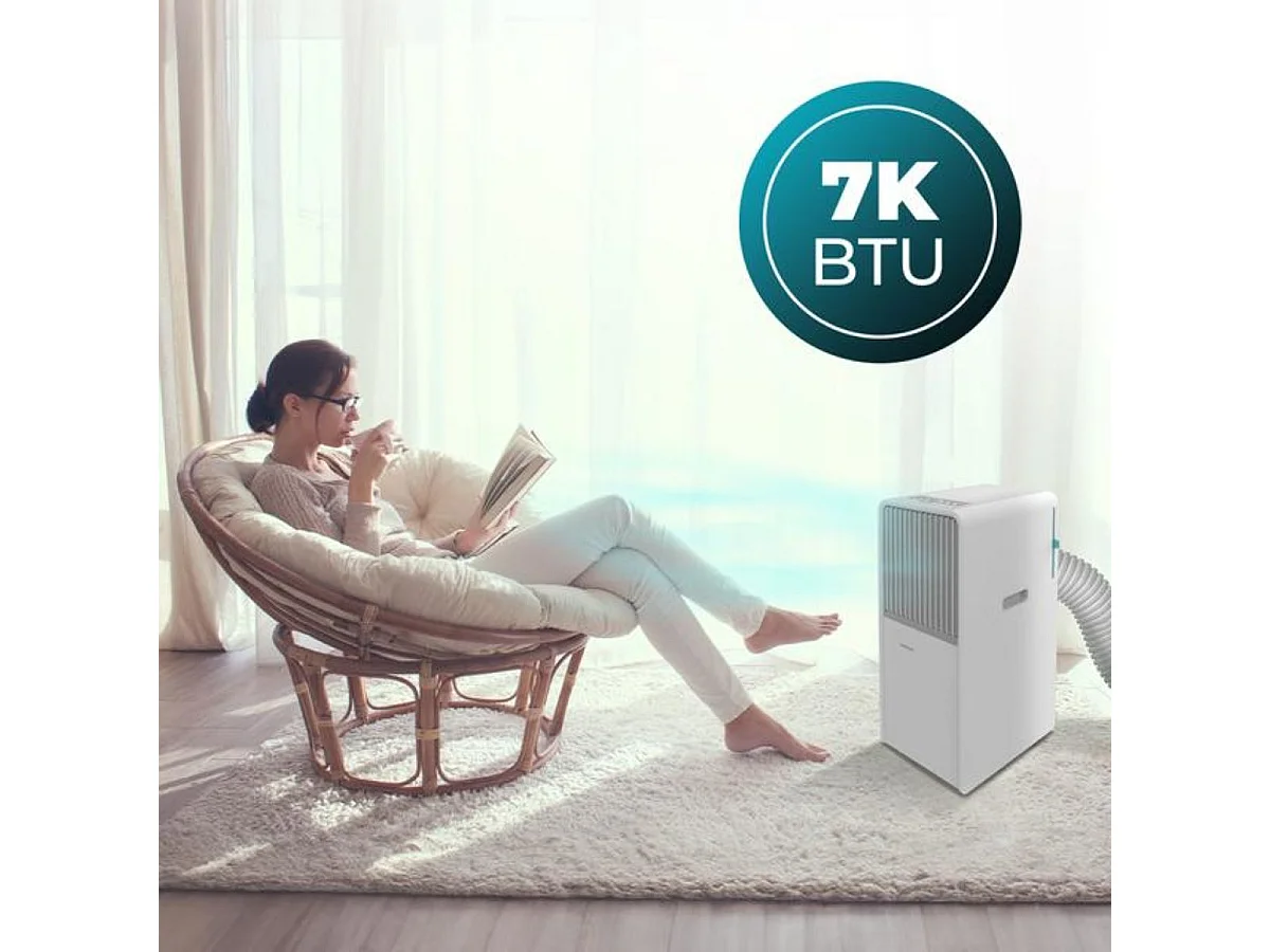 Aire acondicionado portátil Cecotec ForceClima 7550 Style Connected 1750 frigorías con Wifi
