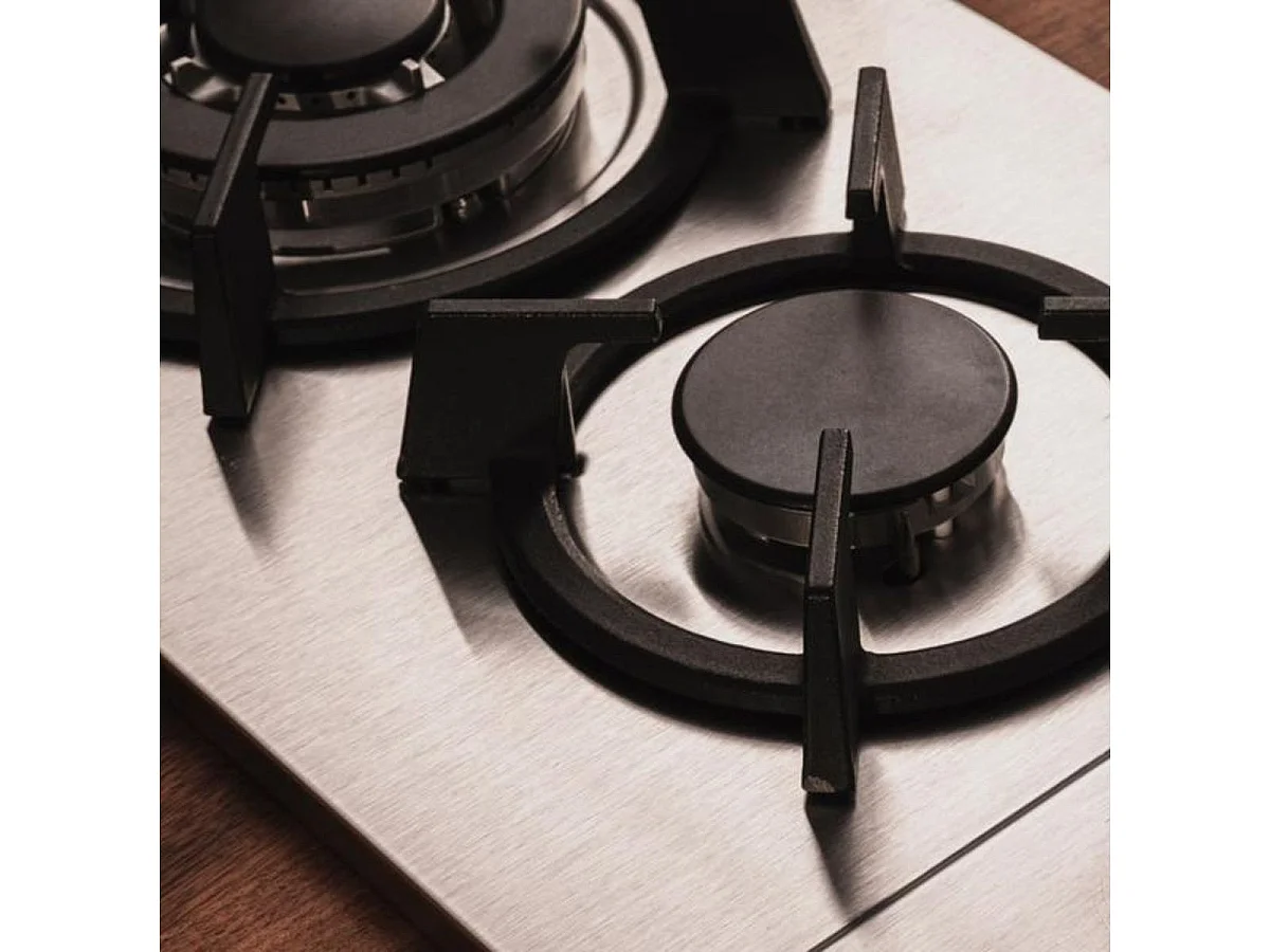 Placa de gas Cecotec Bolero Squad G 2200S 5250W 2 fuegos inox 29 cm