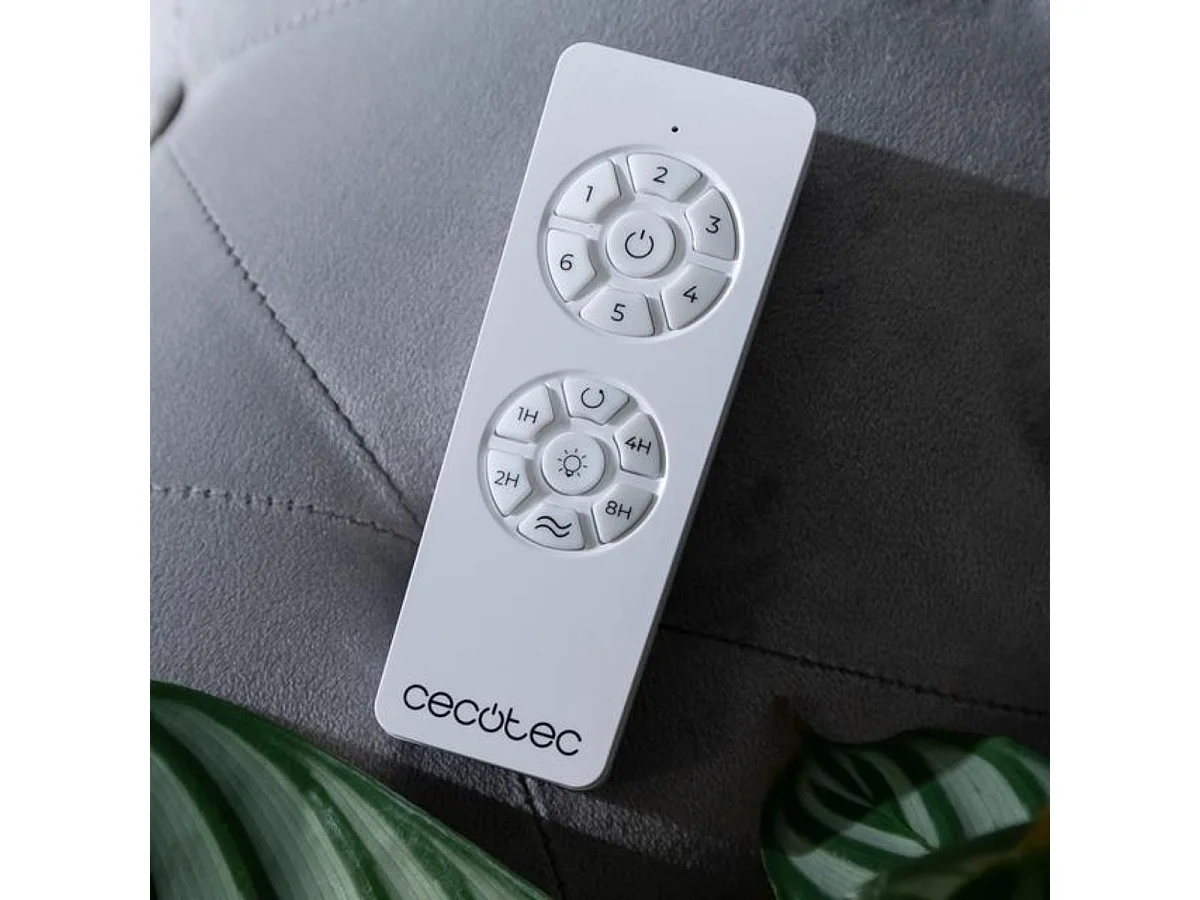 Ventilador de techo Cecotec EnergySilence Aero 5200 35W 3 aspas con mando a distancia blanco Ø132 cm