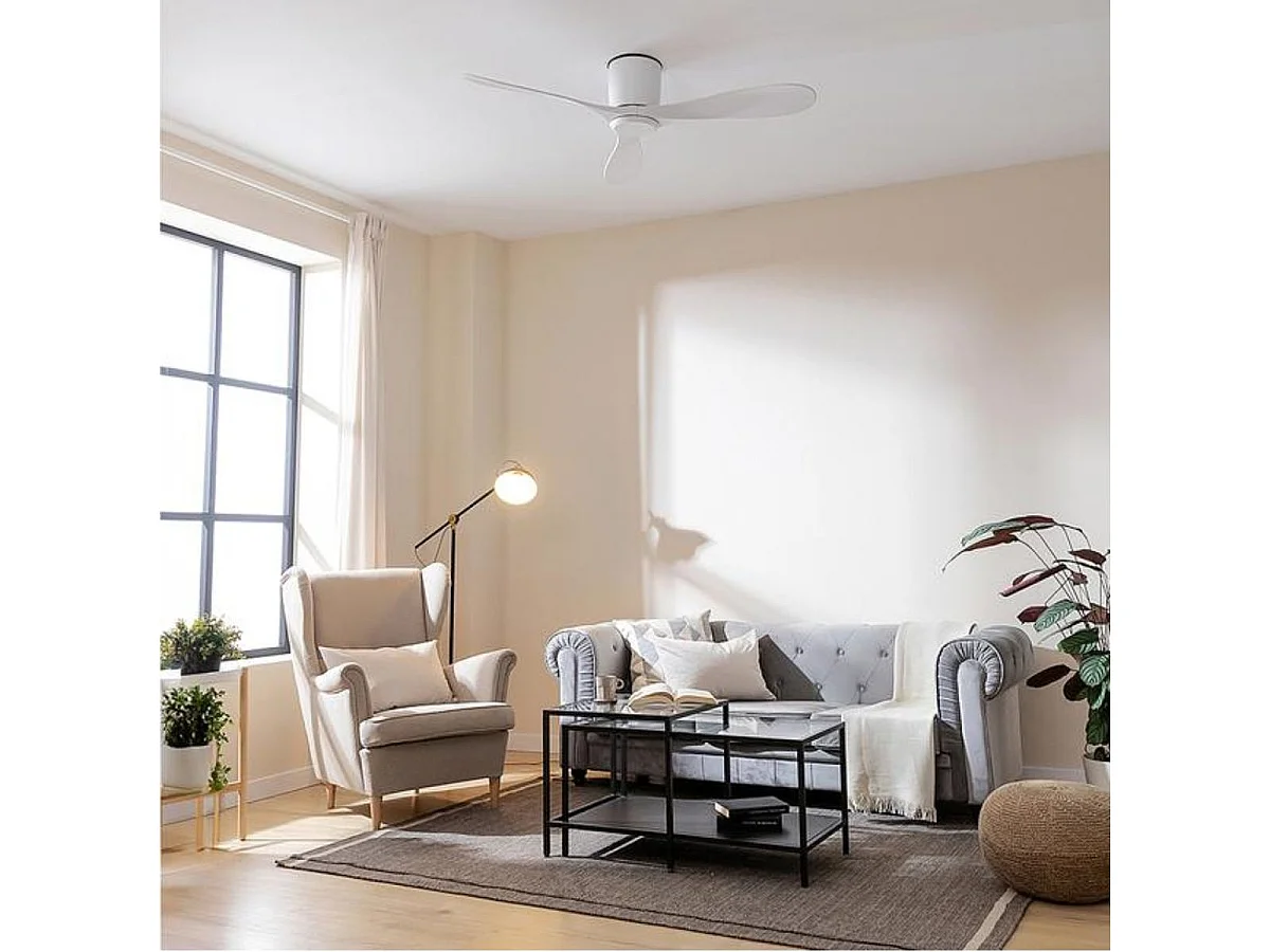 Ventilador de techo Cecotec EnergySilence Aero 5400 40W 6 velocidades blanco Ø132 cm