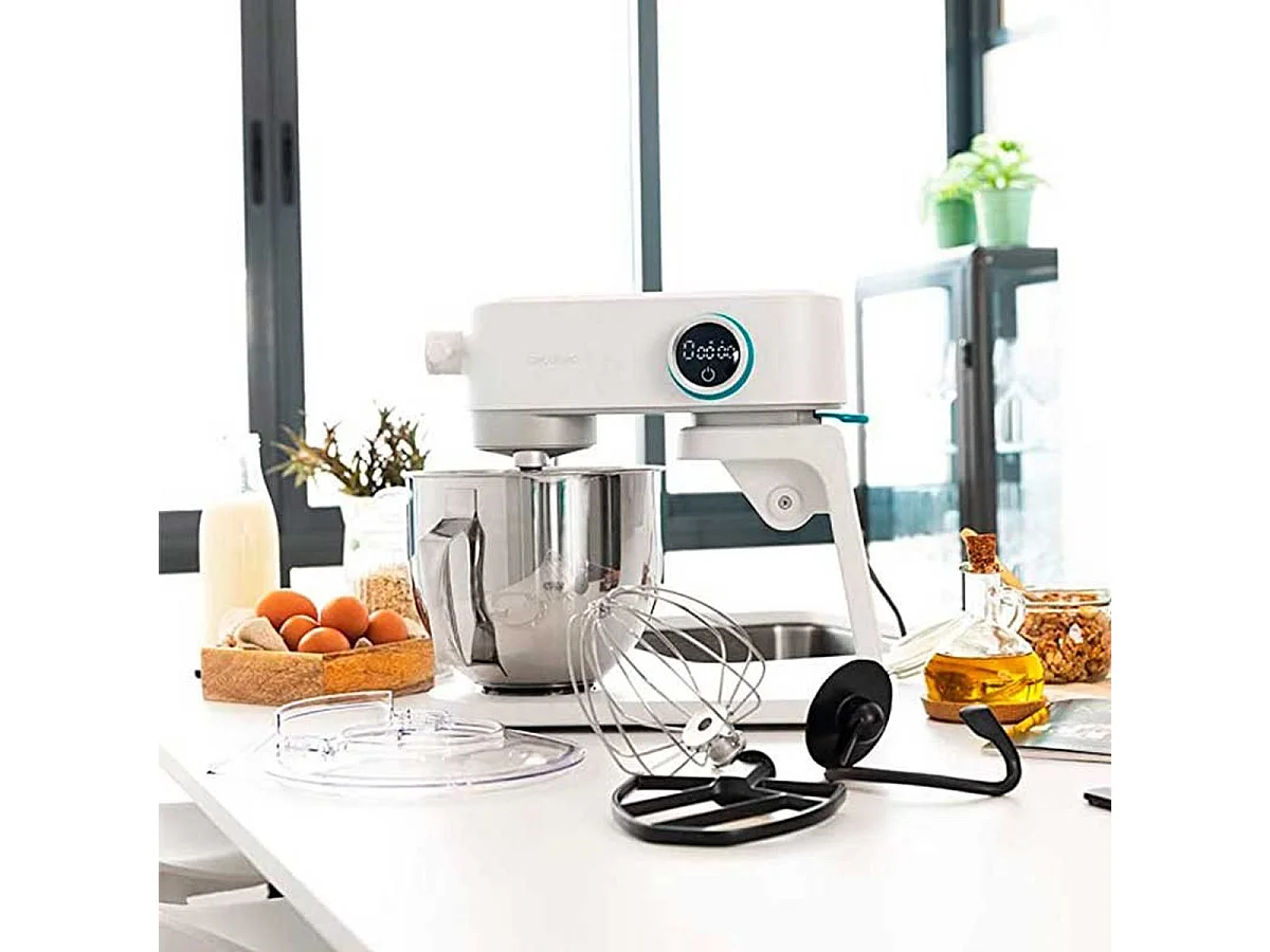 Batidora amasadora Cecotec Twist&Fusion 4000 Luxury White 800W 5,2L blanco