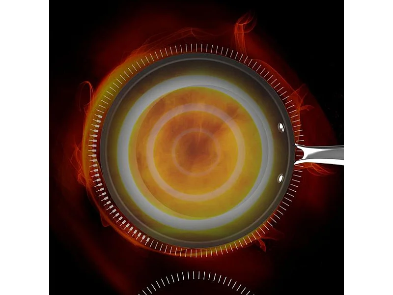 Set de 3 sartenes Cecotec Polka Classy 20-24-28 Bucket Steel acero inoxidable negro Ø20/Ø24/Ø28 cm