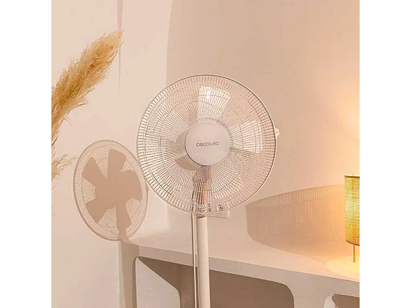 Ventilador Cecotec EnergySilence 535 2in1 altura regulable 40W 3 velocidades blanco 115 cm