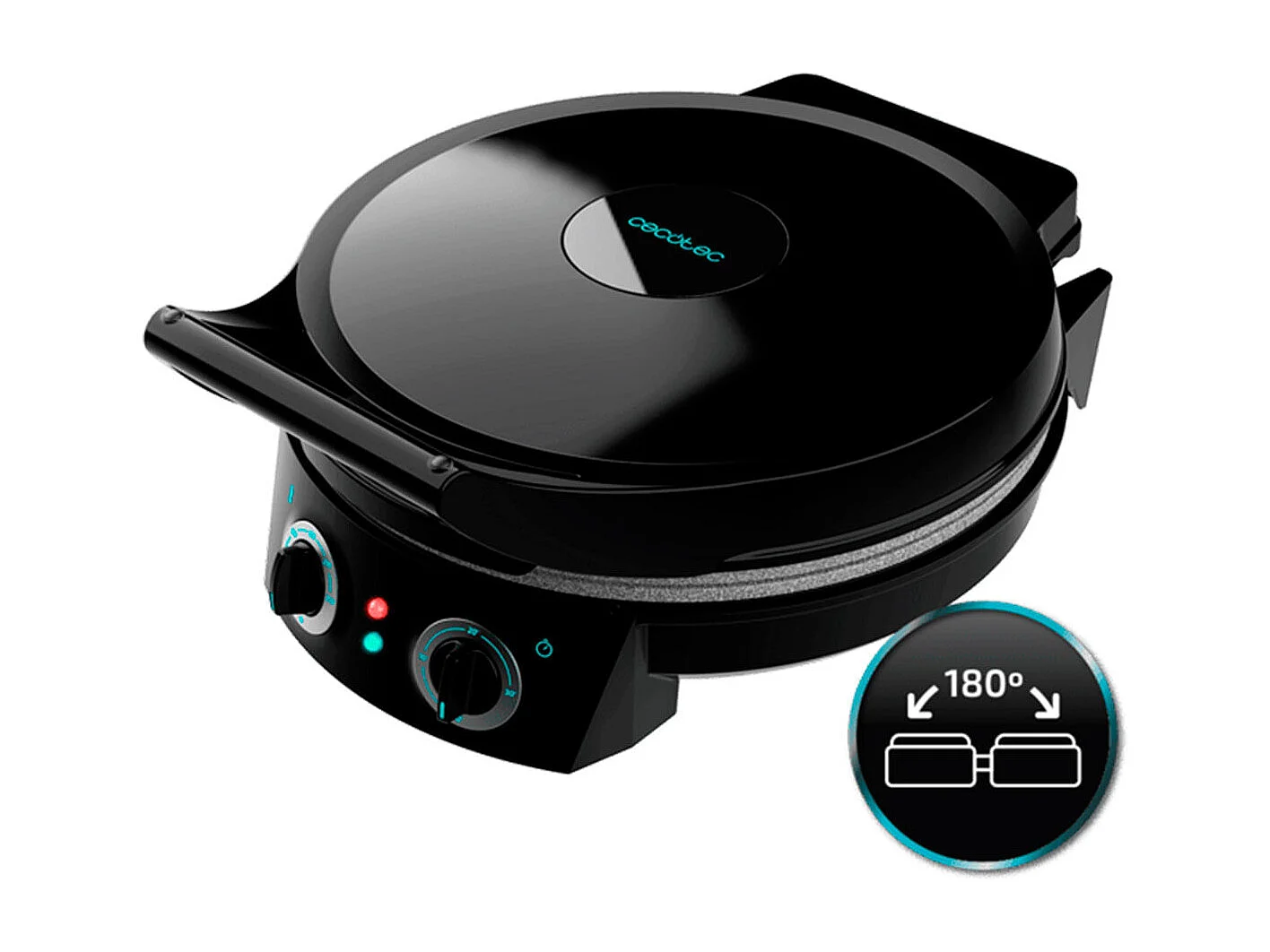 Horno eléctrico para pizza Cecotec Fun Pizza&Co 1800W negro Ø31 cm