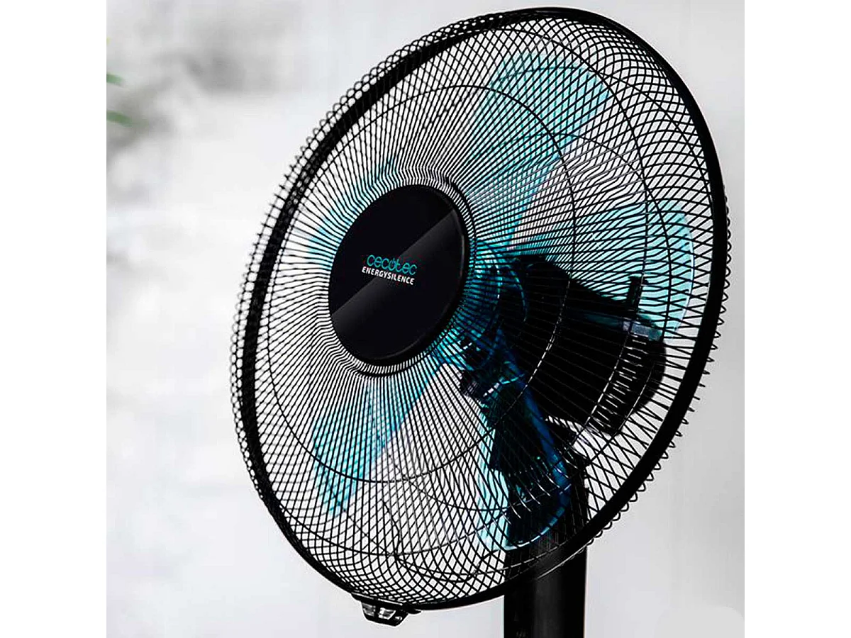 Ventilador de pie Cecotec EnergySilence 520 Power 40W 5 aspas negro 110-130 cm