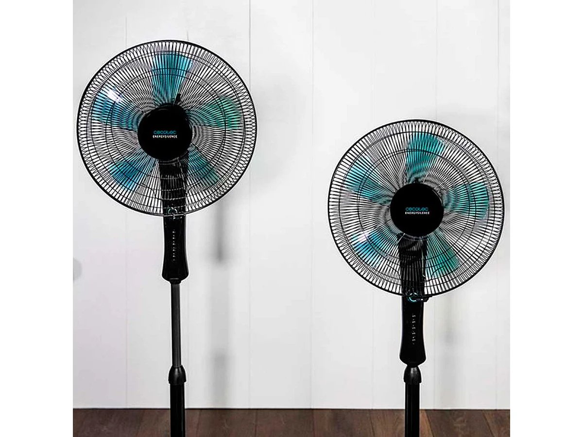 Ventilador de pie Cecotec EnergySilence 520 Power 40W 5 aspas negro 110-130 cm