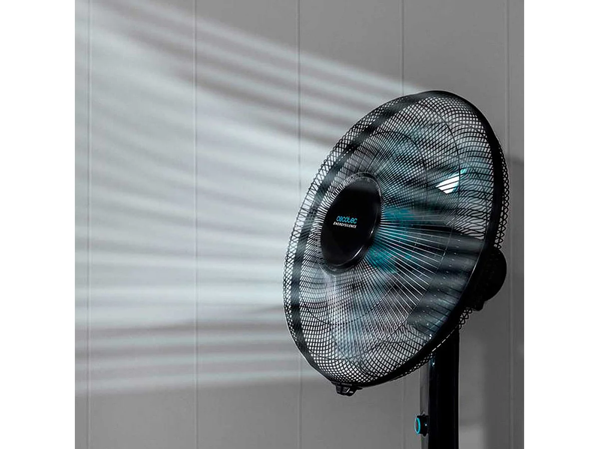 Ventilador de pie Cecotec EnergySilence 520 Power 40W 5 aspas negro 110-130 cm