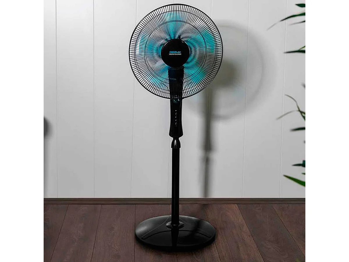 Ventilador de pie Cecotec EnergySilence 520 Power 40W 5 aspas negro 110-130 cm