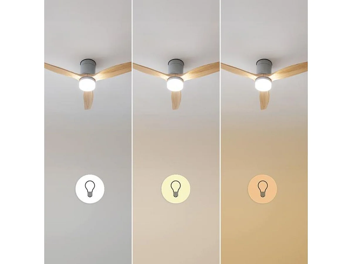 Ventilador de techo Cecotec EnergySilence Aero 5600 Classic 40W 3 aspas 6 velocidades negro Ø132 cm