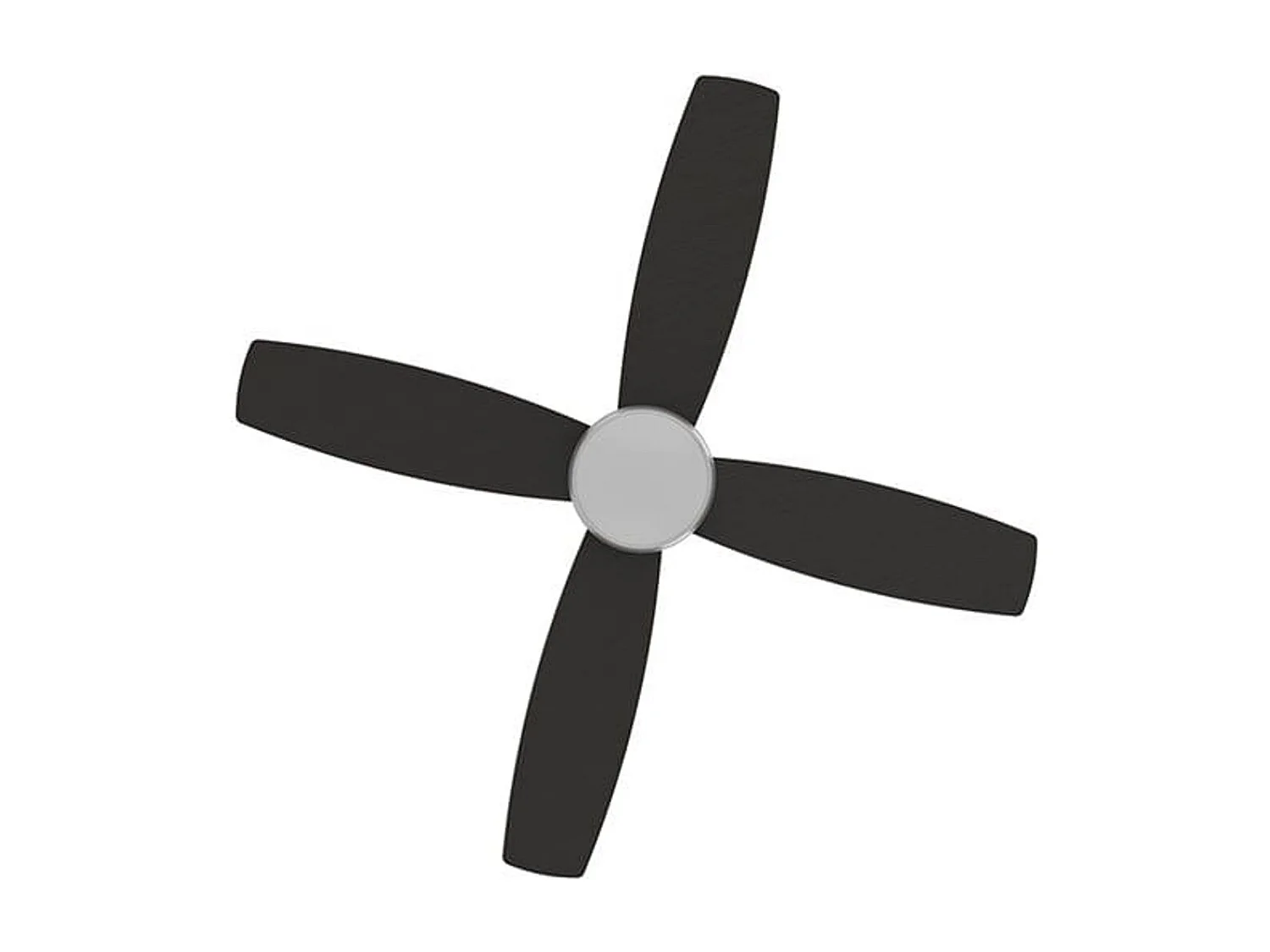 Ventilador de techo Universal Blue UVT1319-21 55W 4 aspas negro Ø122 cm