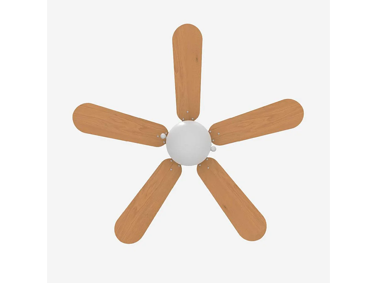Ventilador de techo Etesios 6042W Universal Blue 50W 5 aspas reversibles blanco/natural Ø106 cm