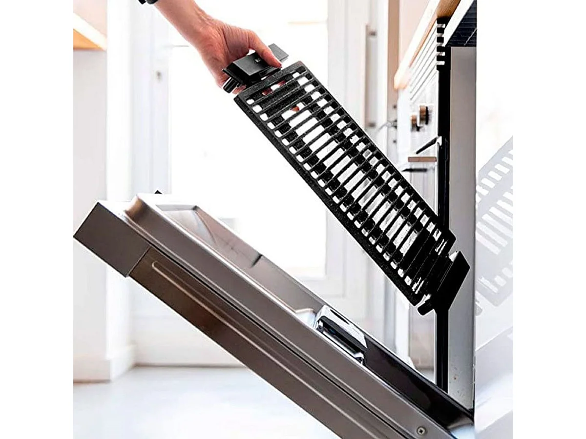 Plancha eléctrica Cecotec Tasty&Grill 2000 Inox LineStone 2000W negro/inox