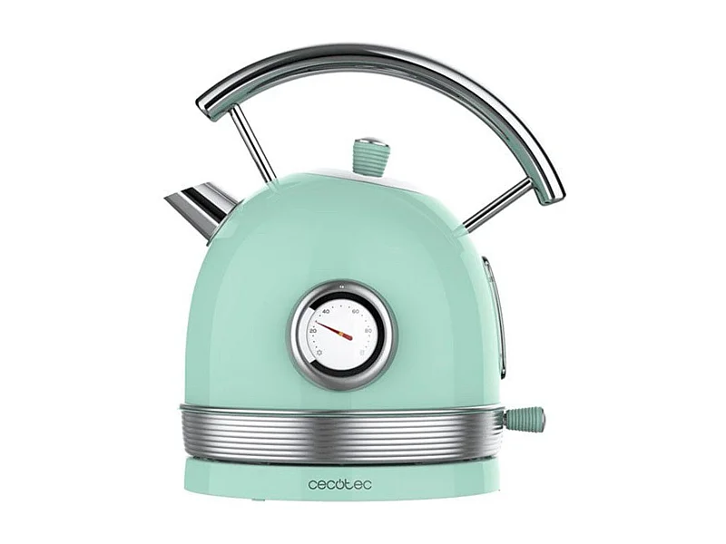 Hervidor de agua Cecotec Thermosense 420 Vintage Light Green 2200W 1,8L verde