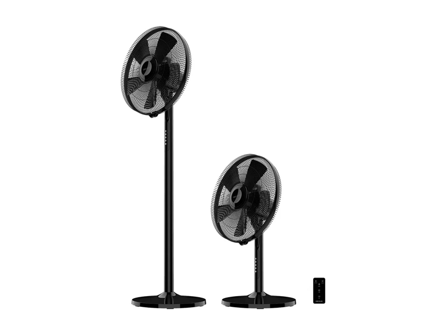 Ventilador de pie Cecotec EnergySilence 555 2 in 1 Smart XL 55W 2 en 1 negro