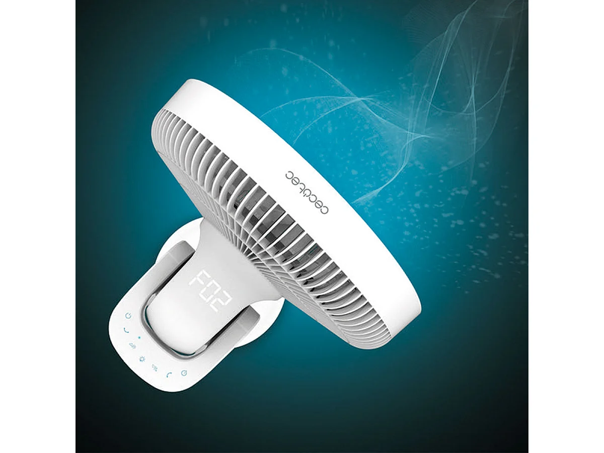 Ventilador de pie Cecotec EnergySilence 2600 Sunflower Portable 22W 3 en 1 blanco